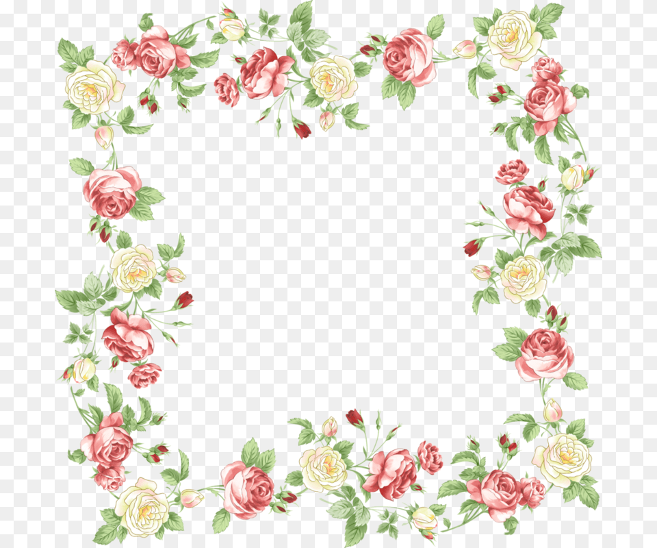 Flower Border, Art, Floral Design, Graphics, Pattern Free Png Download
