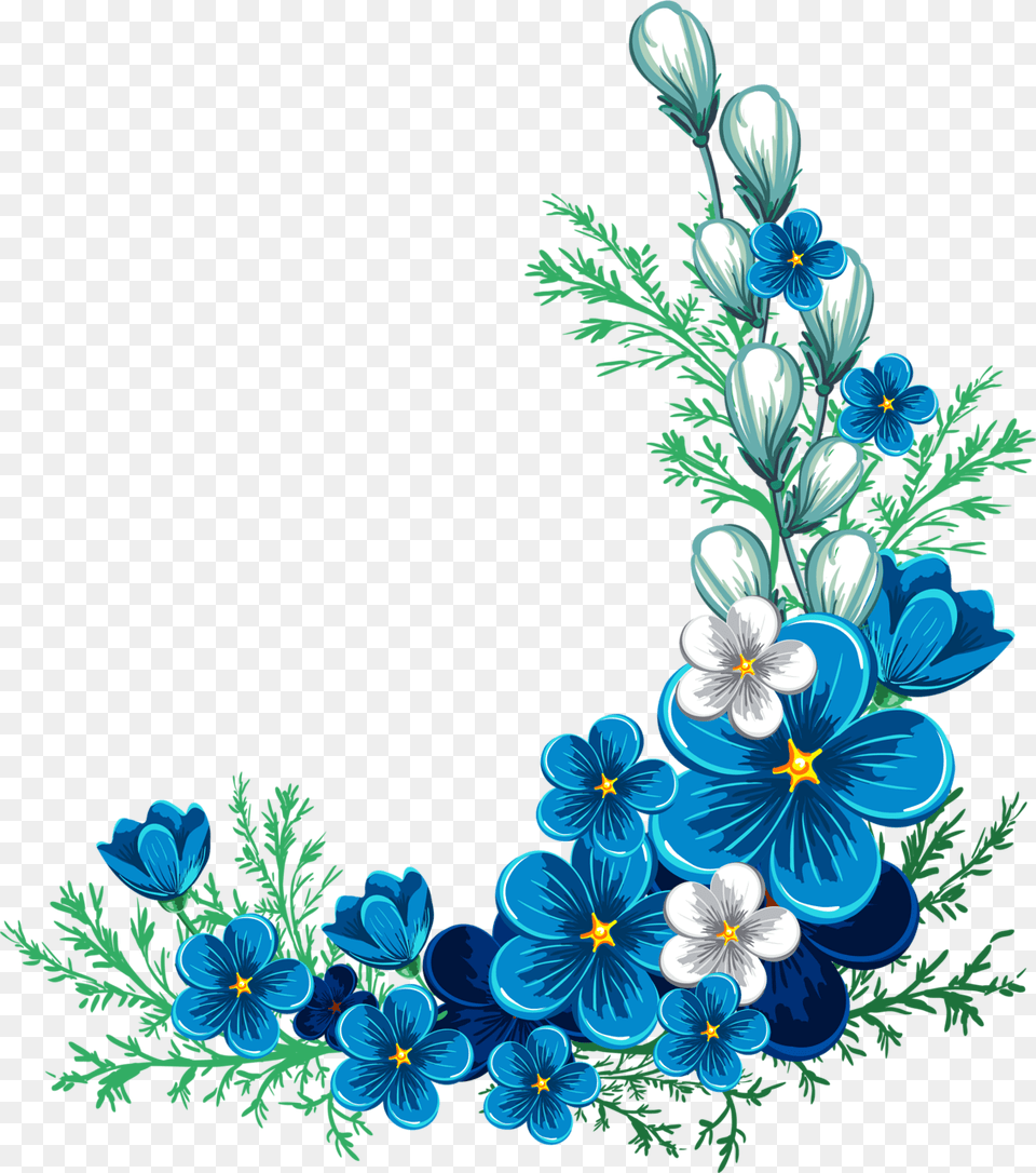 Flower Border Design, Art, Floral Design, Graphics, Pattern Png Image