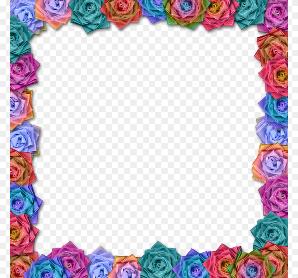 Flower Border Designs For School Projects, Art, Collage, Pattern, Plant Png Image