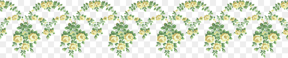 Flower Border Digital Rose Image Artist, Accessories, Pattern, Green, Graphics Free Png