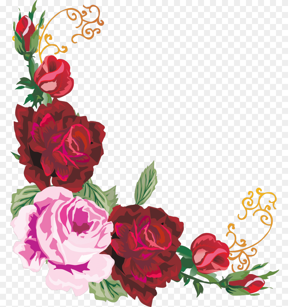 Flower Border Floral Design, Art, Floral Design, Graphics, Pattern Png Image