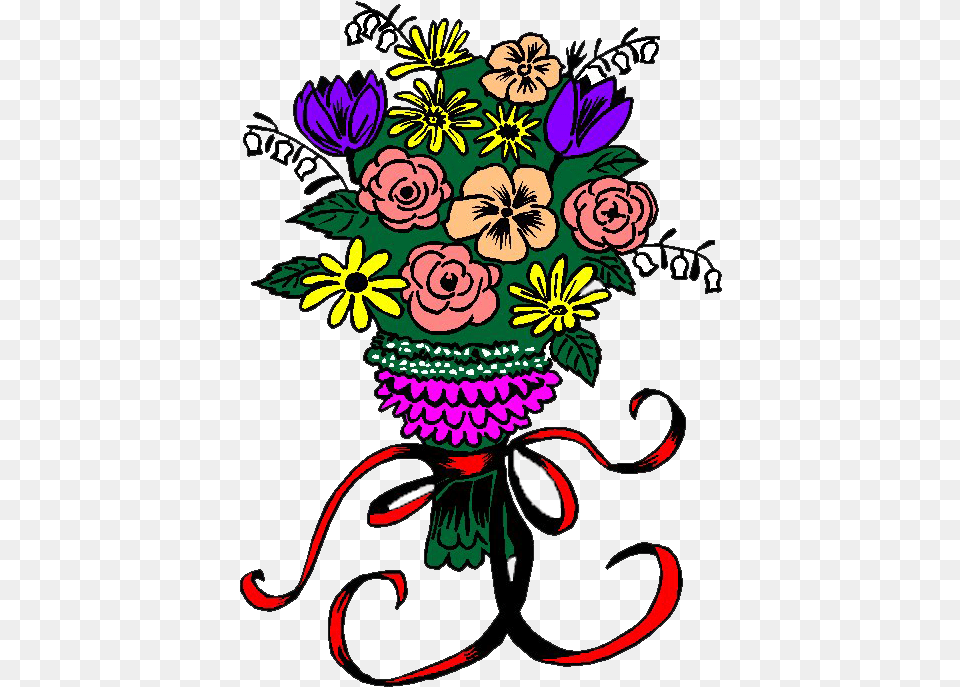 Flower Bouquet, Art, Floral Design, Graphics, Pattern Free Png Download