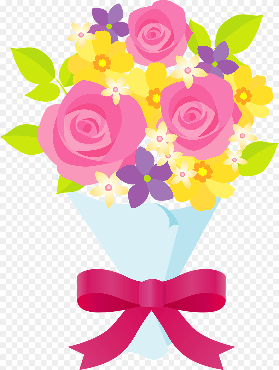 Flower Bouquet Clipart, Art, Plant, Pattern, Graphics Png Image