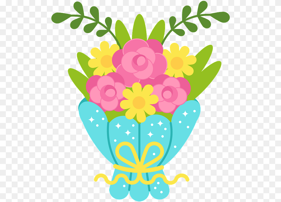Flower Bouquet Clipart, Art, Pattern, Graphics, Flower Bouquet Free Png Download