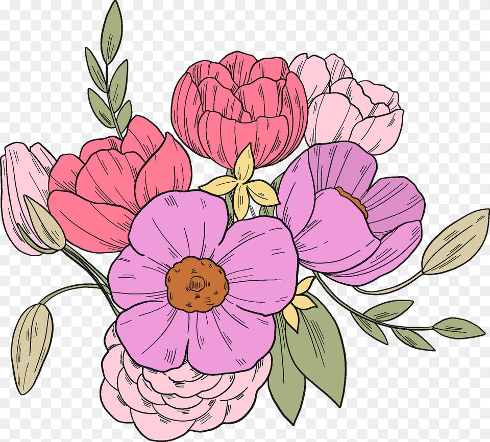 Flower Bouquet Clipart, Art, Floral Design, Graphics, Pattern Free Transparent Png