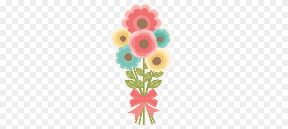 Flower Bouquet Scrapbook Cute Clipart, Art, Floral Design, Graphics, Pattern Free Png Download