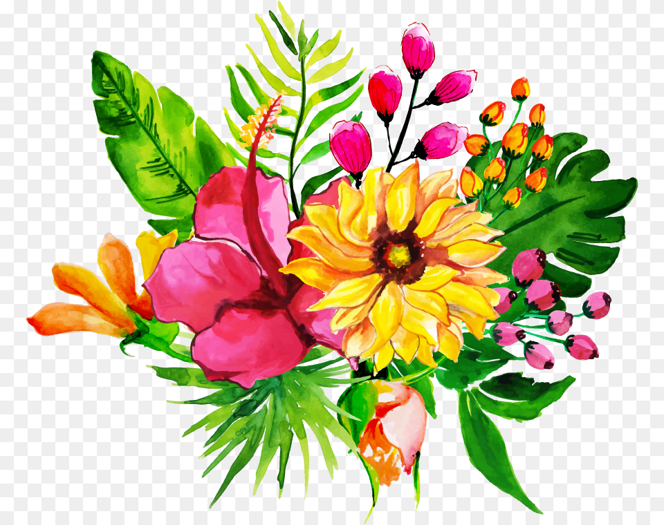 Flower Bunch, Art, Floral Design, Flower Arrangement, Flower Bouquet Free Transparent Png