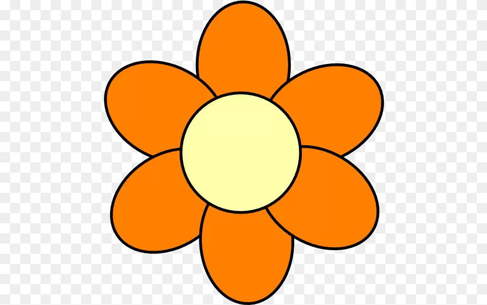 Flower Cartoon Flower Clipart Orange, Daisy, Plant, Anemone, Dahlia Free Png