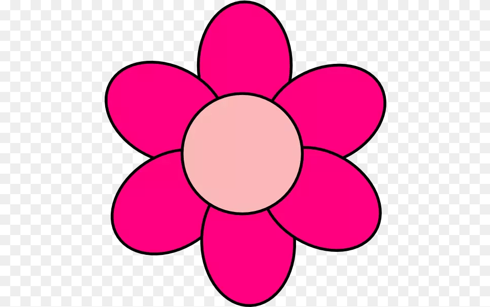 Flower Cartoon Pink Clip Art Flowers, Dahlia, Plant, Daisy, Anemone Png Image