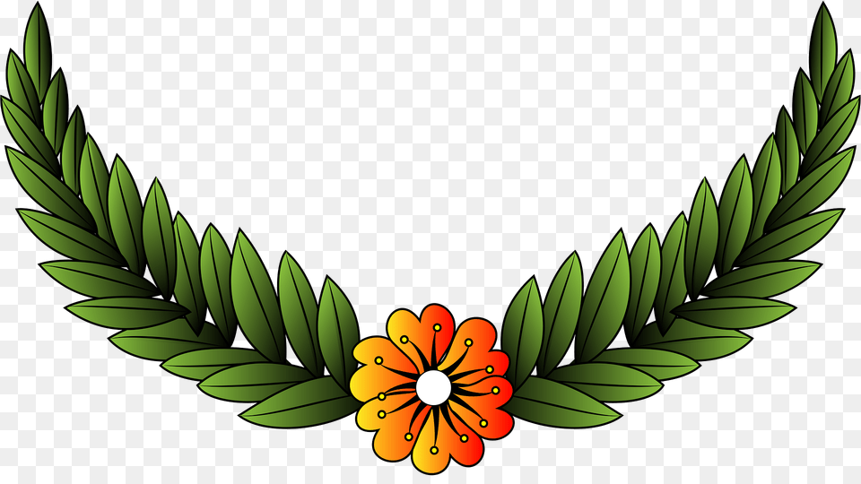 Flower Chaplet Clipart, Art, Floral Design, Graphics, Leaf Png Image