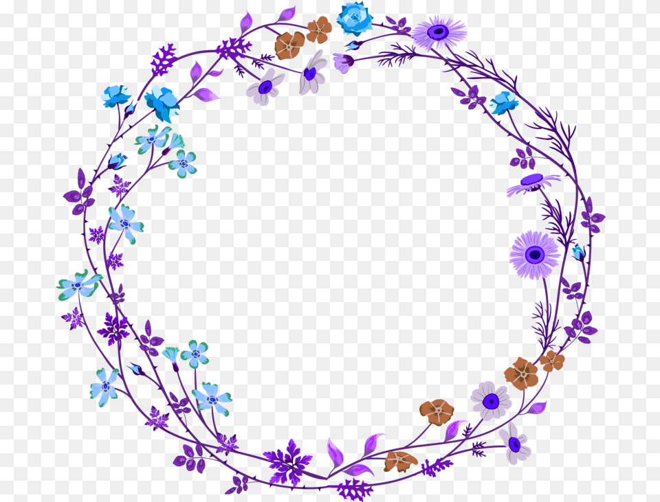 Flower Circle Background Flower Circle, Art, Floral Design, Graphics, Pattern Free Transparent Png