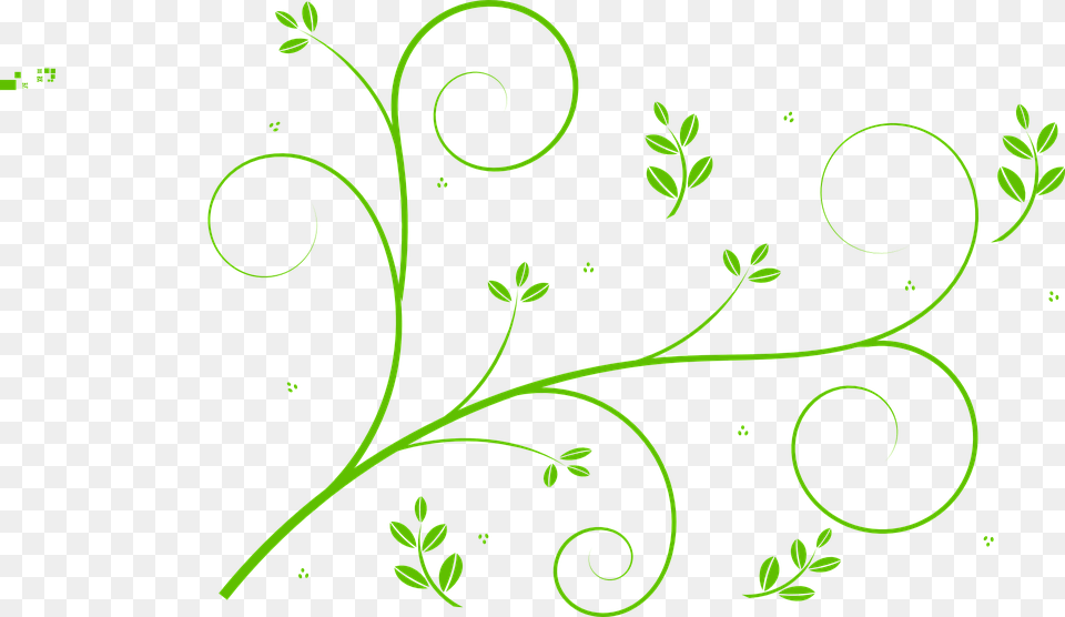 Flower Circle Vine Vector, Art, Floral Design, Graphics, Green Png Image