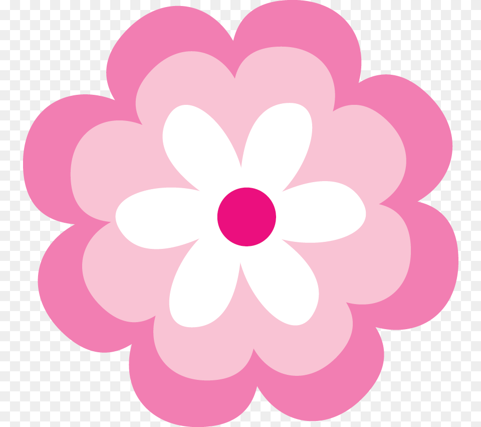 Flower Clip Art Baby Pink, Dahlia, Daisy, Plant, Petal Free Png Download