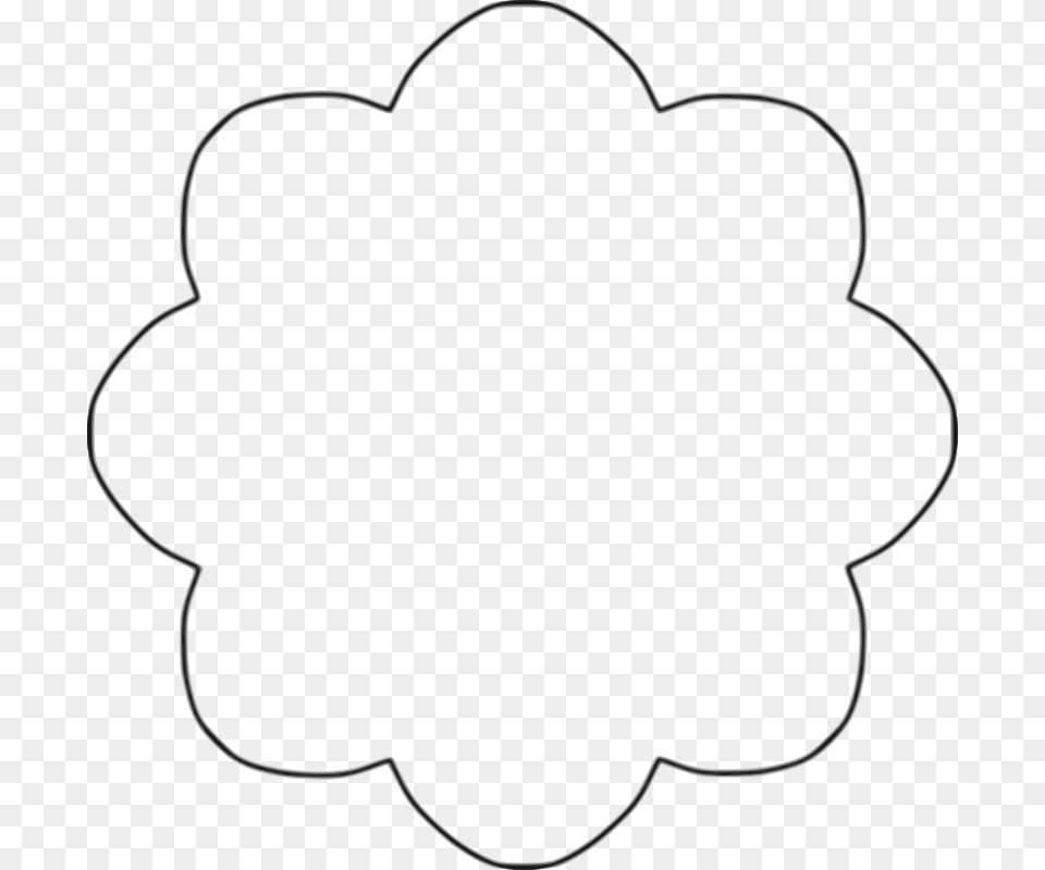 Flower Clip Art Circle, Silhouette, Accessories, Jewelry, Necklace Png Image