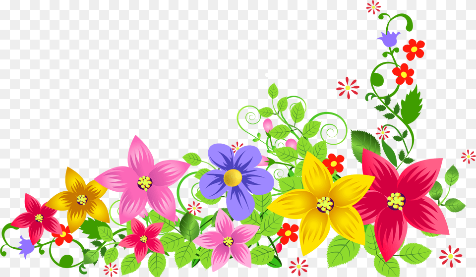 Flower Clip Art Floral Download Flower Images Hd, Floral Design, Graphics, Pattern, Plant Png Image