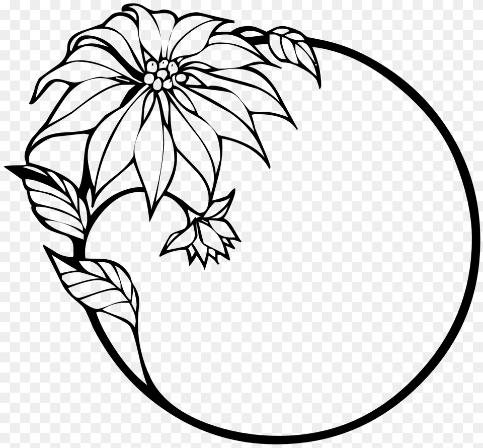 Flower Clip Art Black And White, Floral Design, Graphics, Pattern, Drawing Free Transparent Png