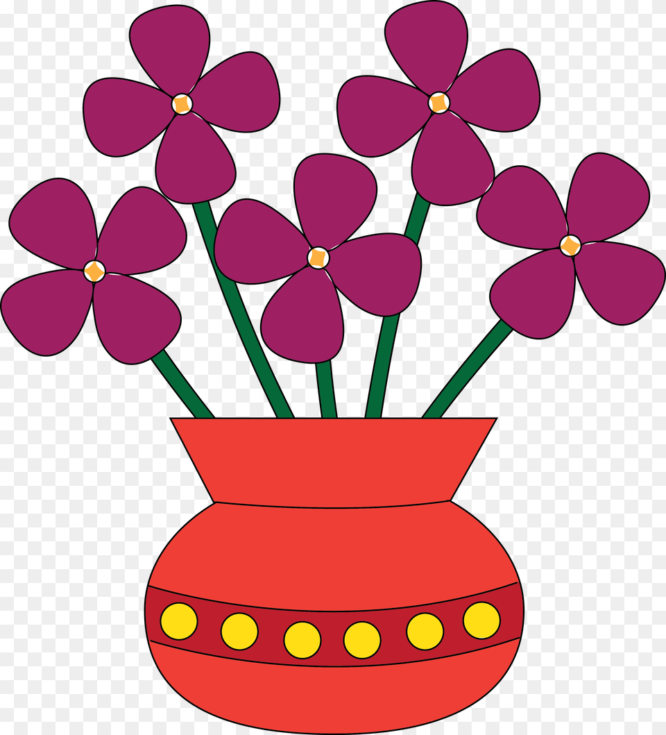 Flower Clipart, Jar, Pottery, Vase, Plant Free Png Download