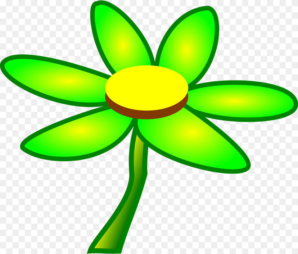 Flower Clipart, Daisy, Green, Plant, Appliance Free Transparent Png