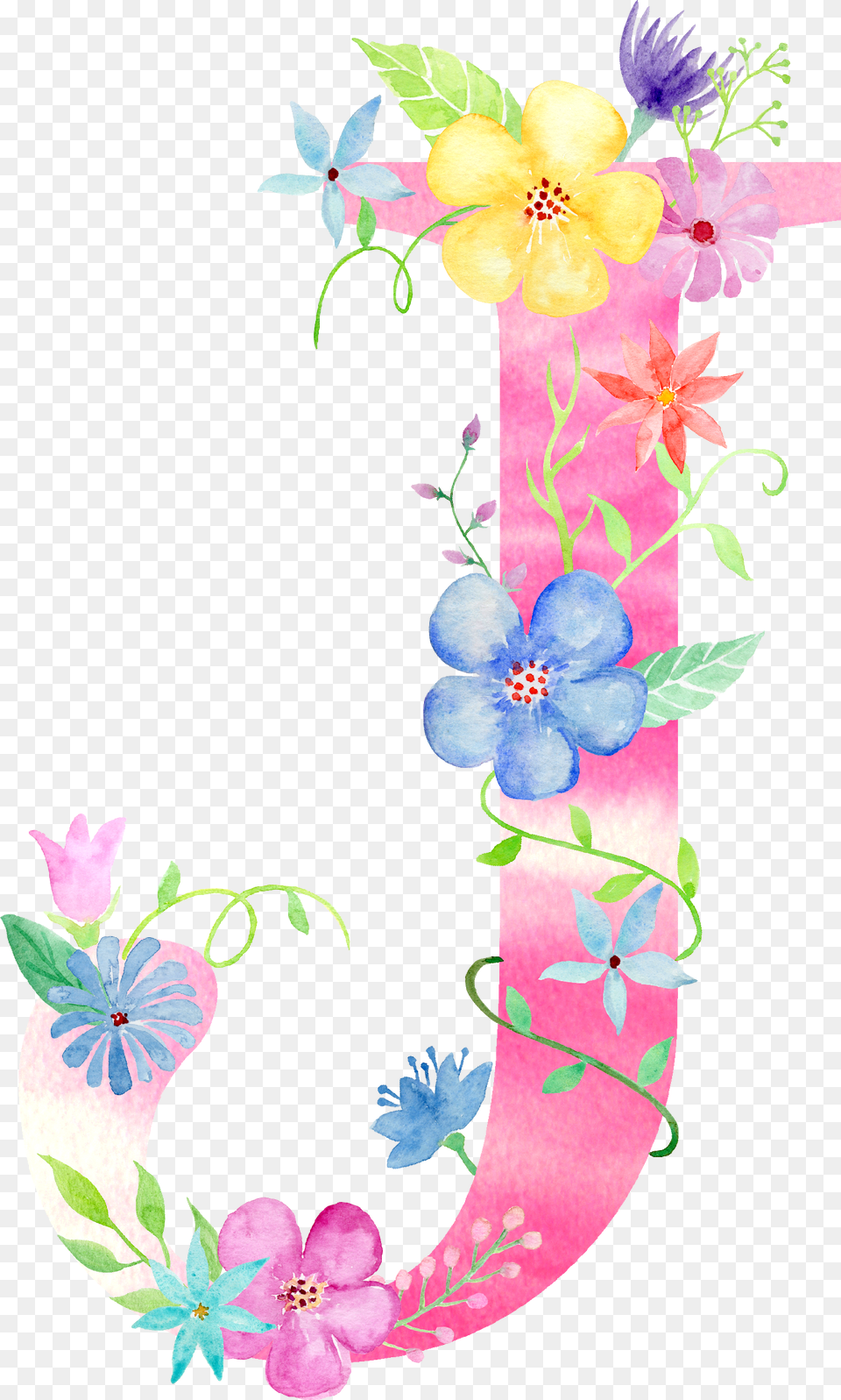 Flower Clipart Alphabet J Pin Letter J Clipart Flower, Art, Floral Design, Graphics, Pattern Free Transparent Png
