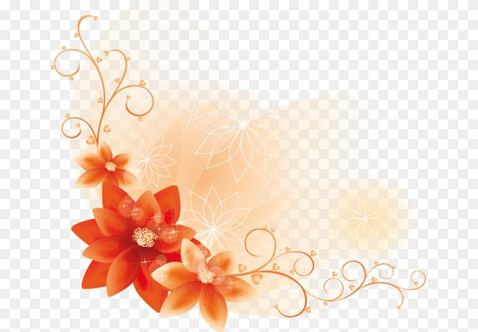 Flower Clipart Background, Graphics, Art, Pattern, Floral Design Free Png Download