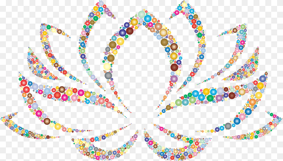 Flower Clipart Circle Transparent Free For Lotus Flower Graphic, Accessories, Jewelry, Necklace, Art Png