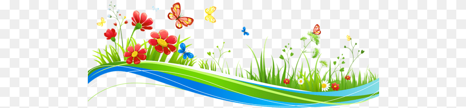Flower Clipart Flower And Butterfly, Art, Floral Design, Graphics, Pattern Free Png Download