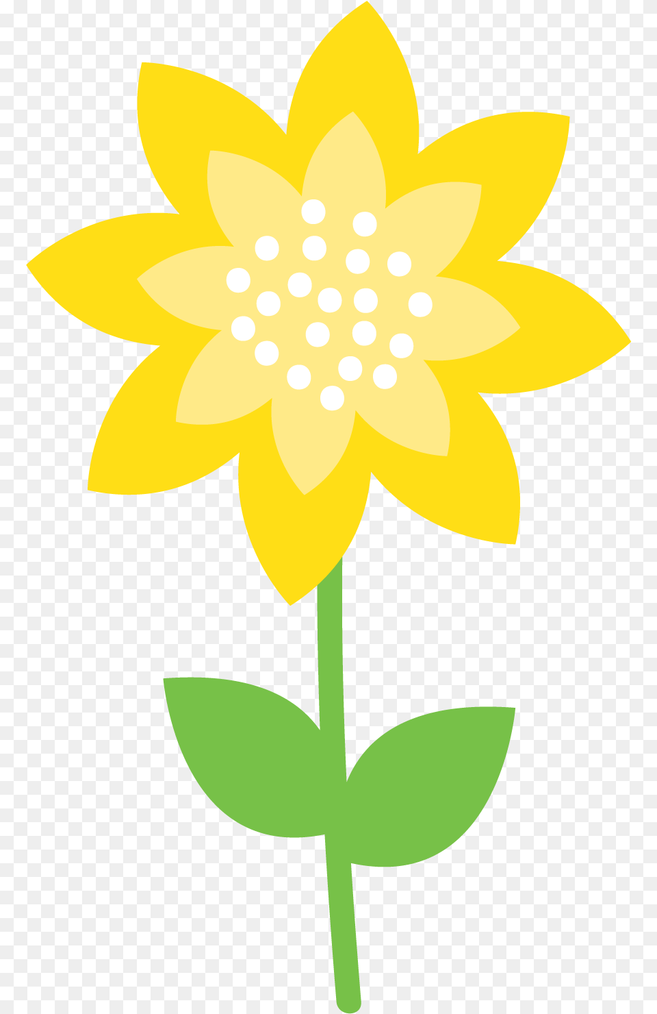 Flower Clipart Flower Sunflower Transprent Daffodil, Dahlia, Plant, Daisy Free Png Download