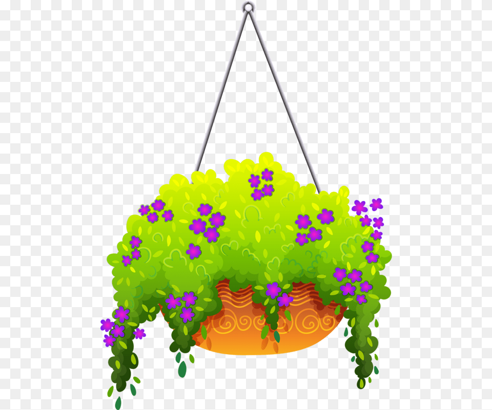 Flower Clipart Freeuse Stock Files Hanging Flower Pot Clipart, Jar, Plant, Planter, Potted Plant Png Image