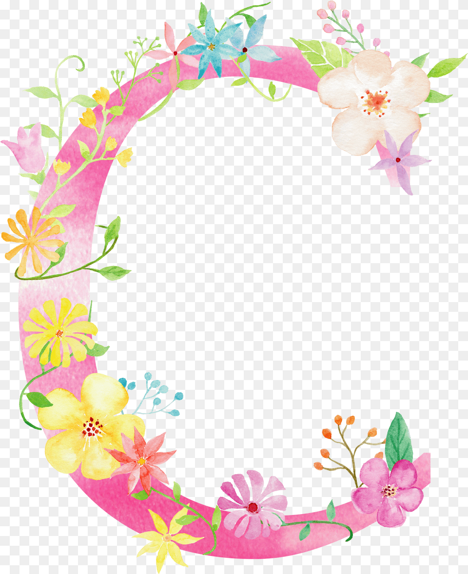 Flower Clipart Letter M C Letters, Art, Floral Design, Graphics, Pattern Free Png