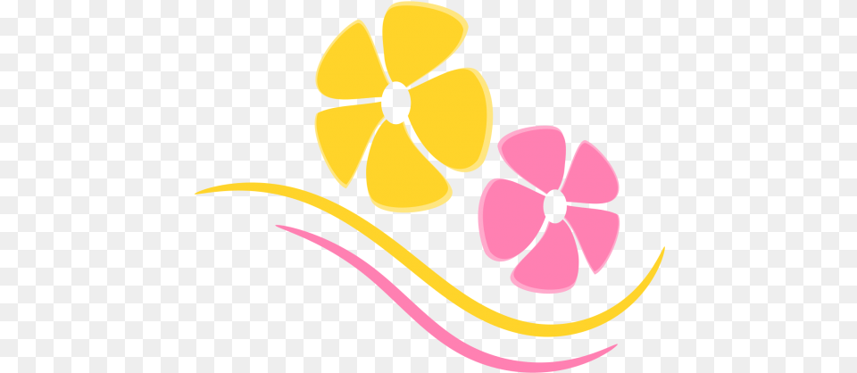 Flower Clipart Logo Picture Graphic Design, Petal, Plant, Daisy, Art Png Image