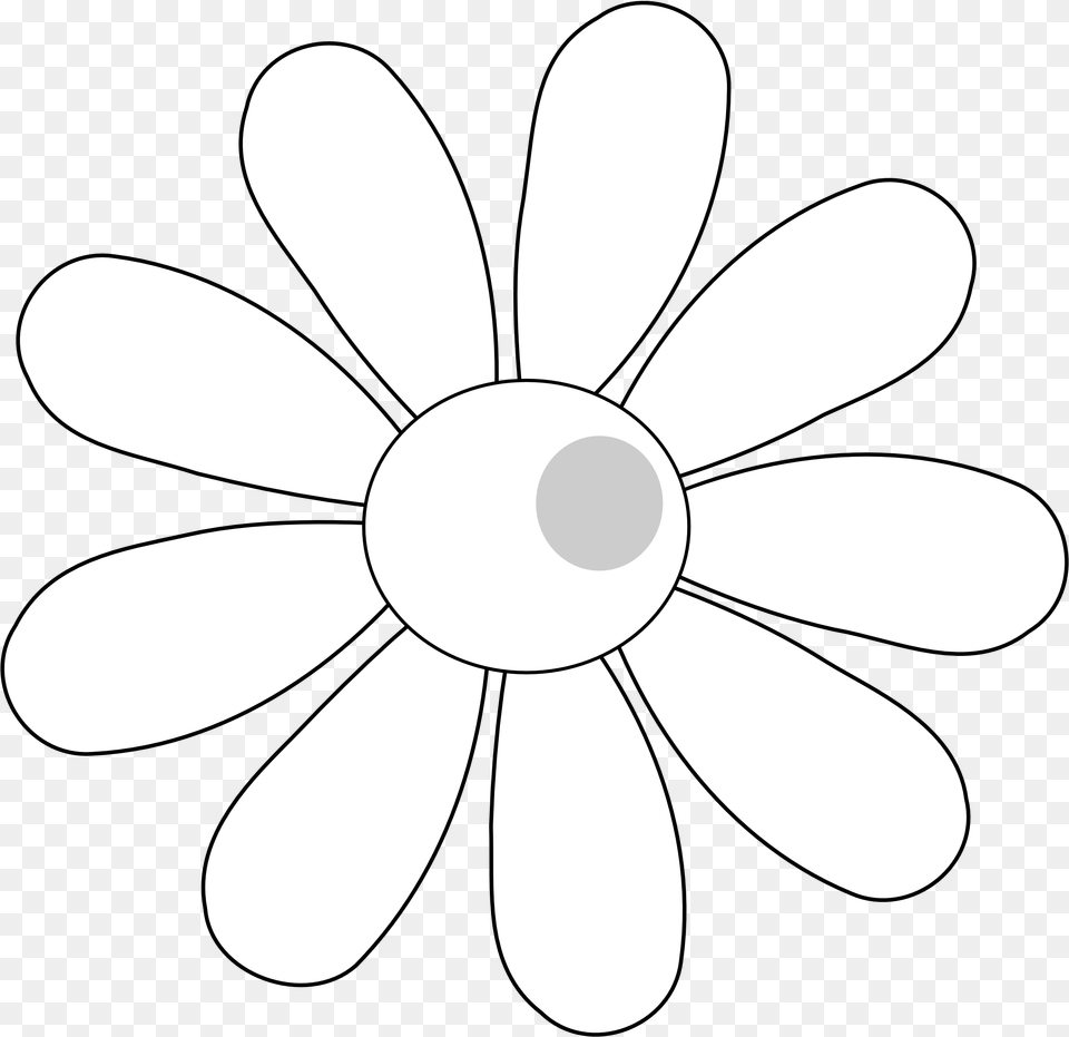 Flower Clipart Outline Clip Art, Daisy, Plant, Anemone, Appliance Png Image