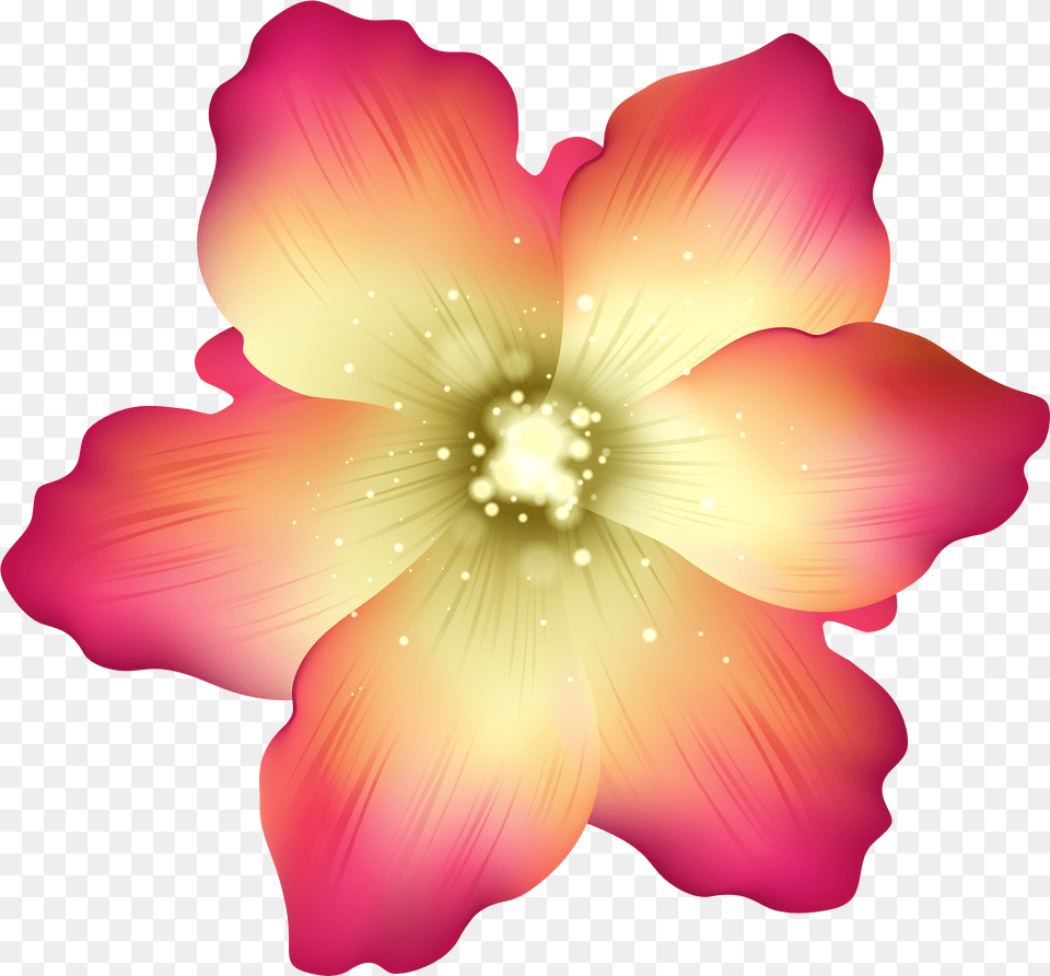 Flower Clipart Transparent Deco Flower Transparent Hawaiian Hibiscus, Dynamite, Weapon Free Png