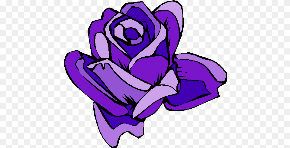 Flower Clipart With Transparent Background Clip Art Bay Purple Transparent Rose Cartoon, Plant, Person, Baby, Produce Free Png