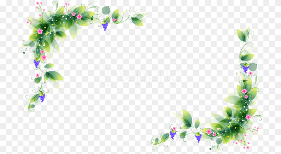 Flower Cliparts Corner Corner Clipart Flower Border, Art, Floral Design, Graphics, Pattern Free Png Download