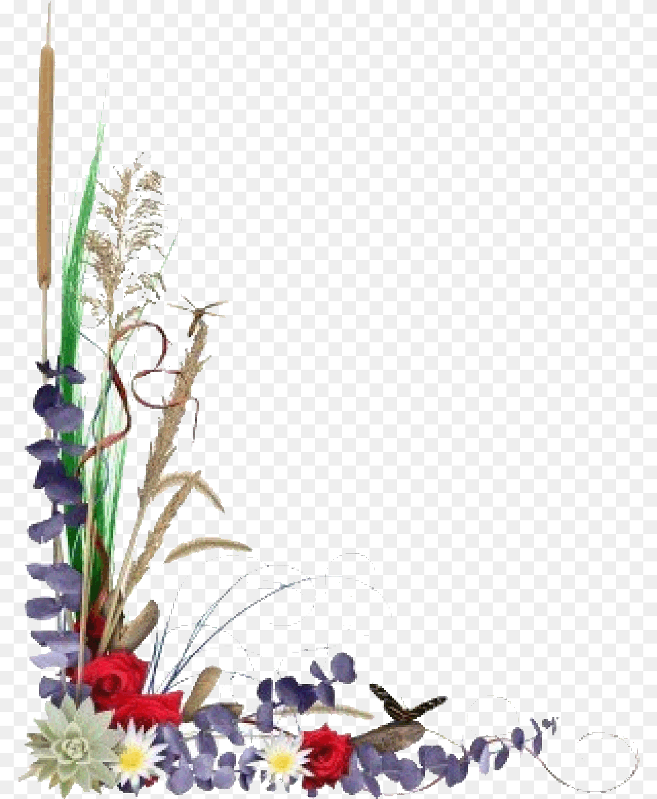 Flower Corner Borders Download Wallpaper Colorful Frames And Borders, Plant, Pattern, Graphics, Flower Arrangement Free Transparent Png