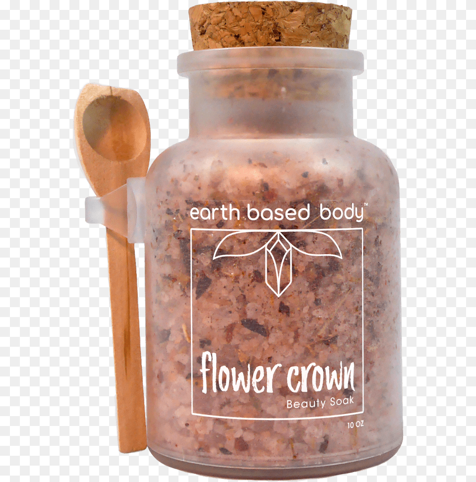 Flower Crown Flower, Cutlery, Spoon, Jar, Bottle Free Transparent Png