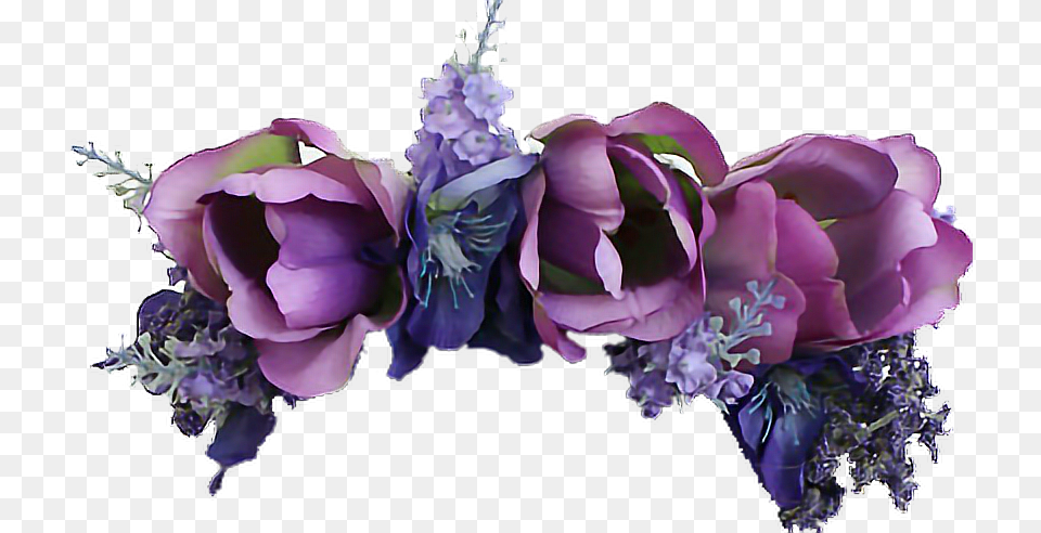Flower Crown Pastel Purple Flower Crown, Flower Arrangement, Flower Bouquet, Plant, Art Free Png Download