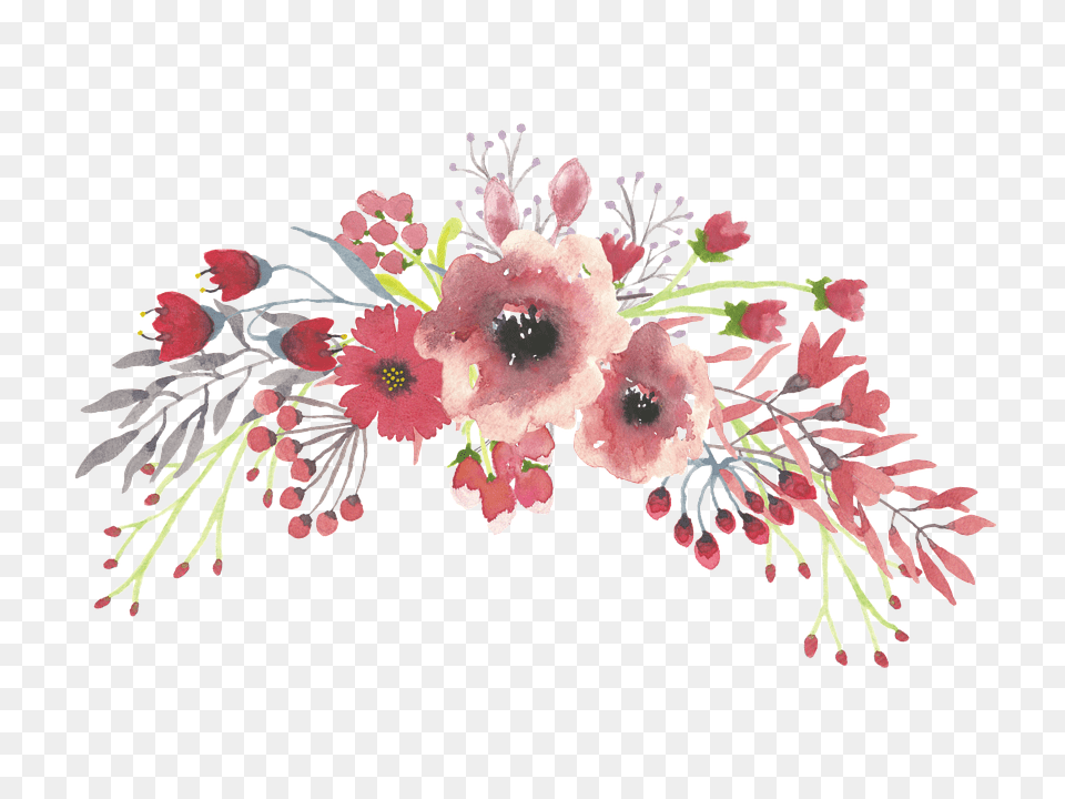 Flower Crown Watercolor Watercolor Flower Crown Painting, Art, Floral Design, Pattern, Graphics Free Png
