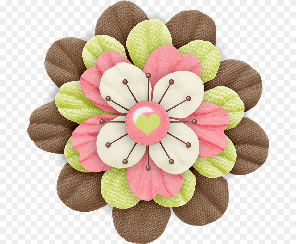 Flower Cute Border Clipart, Accessories, Brooch, Jewelry, Ball Png Image