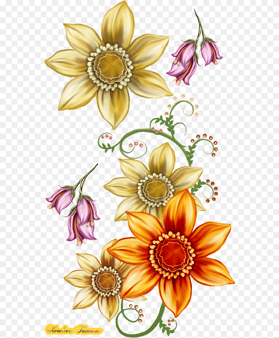 Flower Decoration Flowers For By Korolevatumana Flower Decoration, Art, Floral Design, Graphics, Pattern Free Transparent Png