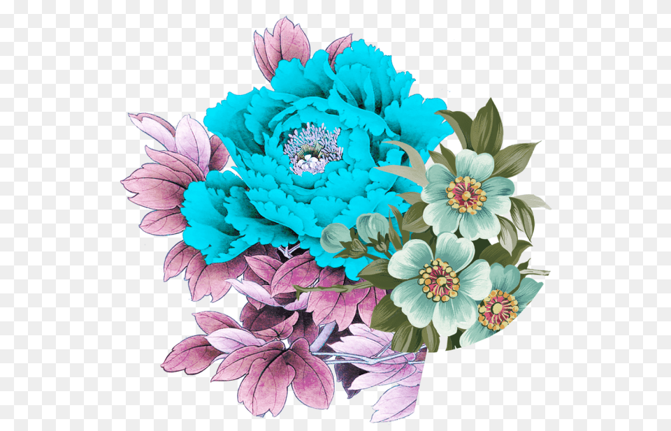 Flower Decoration Moutan Peony, Art, Dahlia, Floral Design, Graphics Free Png