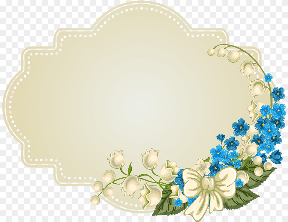 Flower Decoupage Sunday Design Editing Border Hq Clip Art, Graphics, Oval, Floral Design, Pattern Free Transparent Png