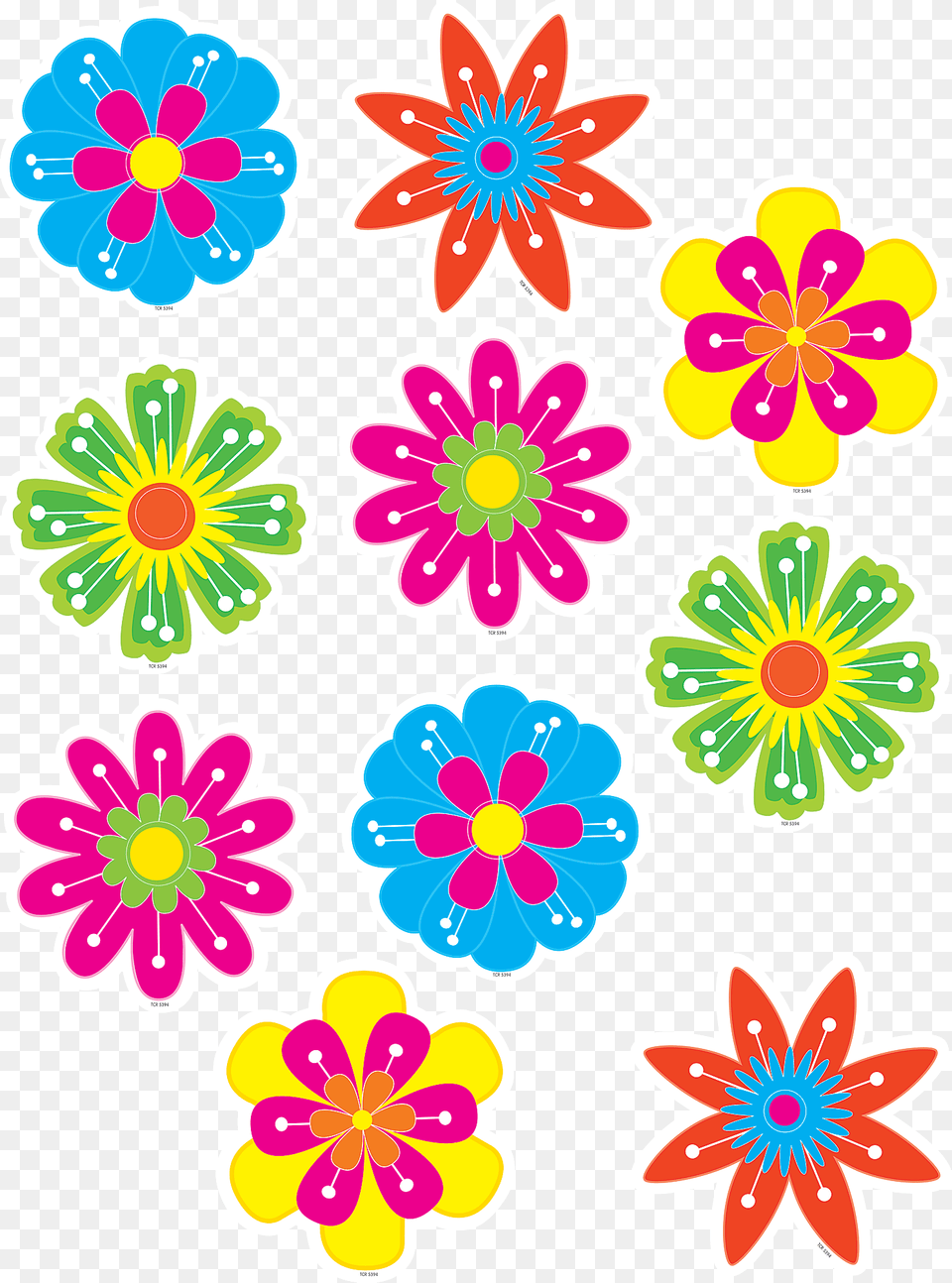 Flower Designs For Bulletin Boards, Daisy, Plant, Pattern, Art Free Png Download