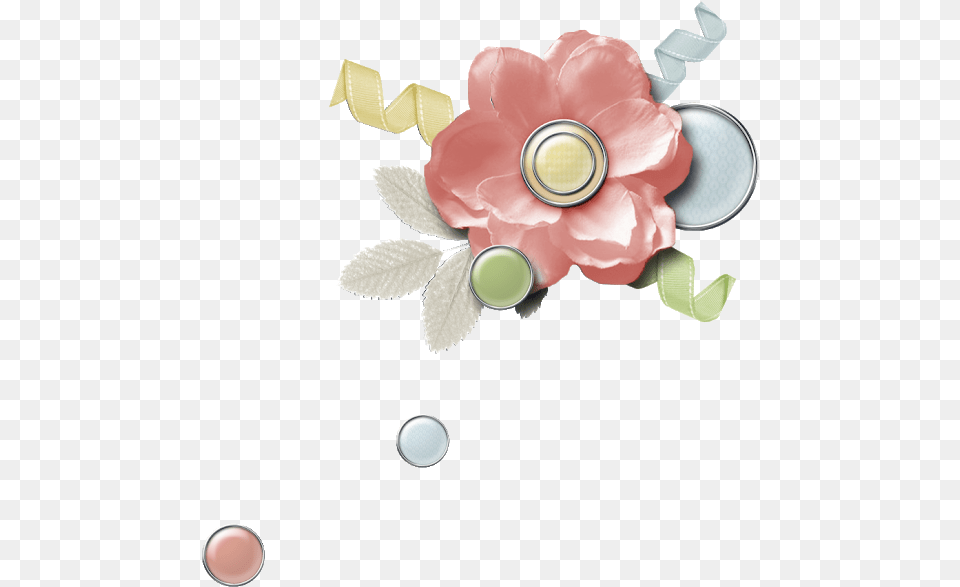 Flower Digital Scrapbook Clusters, Accessories, Anemone, Plant, Jewelry Png