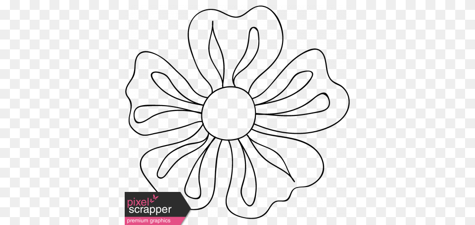 Flower Doodle Template Graphic, Home Decor, Pattern, Art, Plant Free Transparent Png