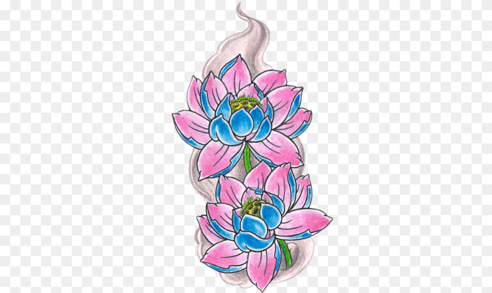 Flower Drawing Tumblr Lotus Sticker By Alissa Denae Hnh Xm Hoa Sen, Art, Plant, Pattern, Graphics Free Transparent Png