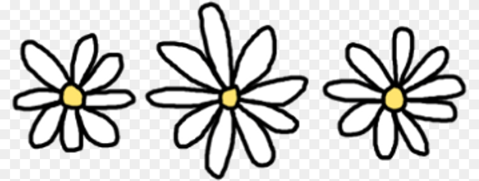 Flower Drawing Tumblr Stickers Flower, Daisy, Plant, Appliance, Ceiling Fan Free Transparent Png