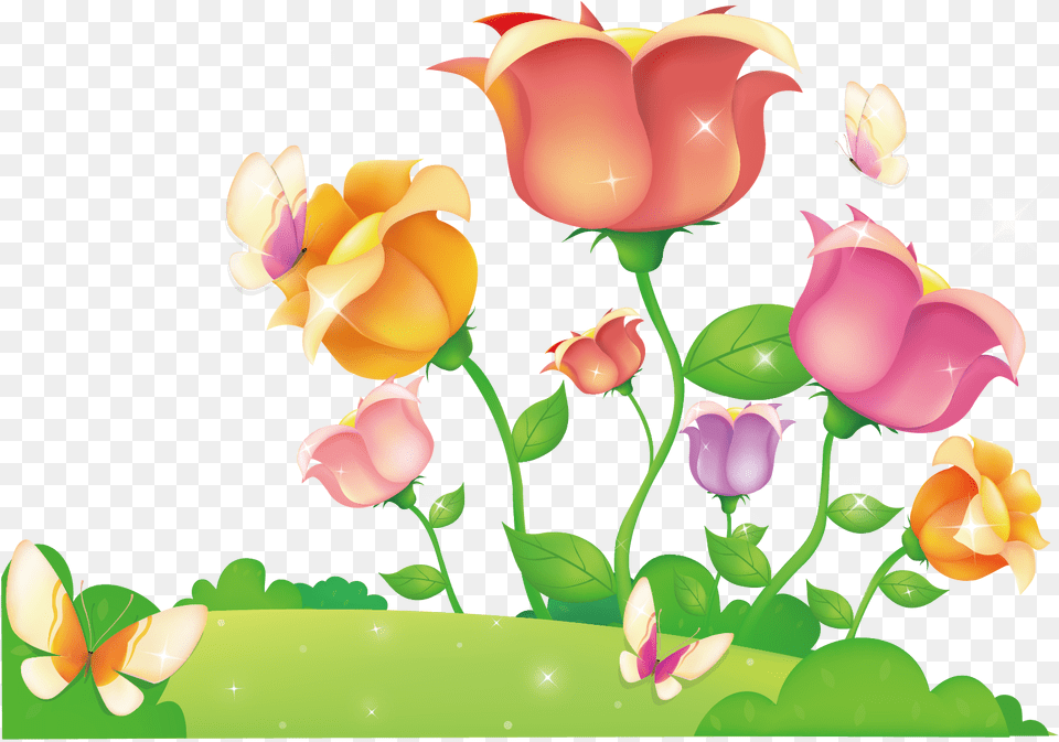 Flower Euclidean Vector Beach Rose Illustration Rose Flower, Art, Floral Design, Graphics, Pattern Free Png Download