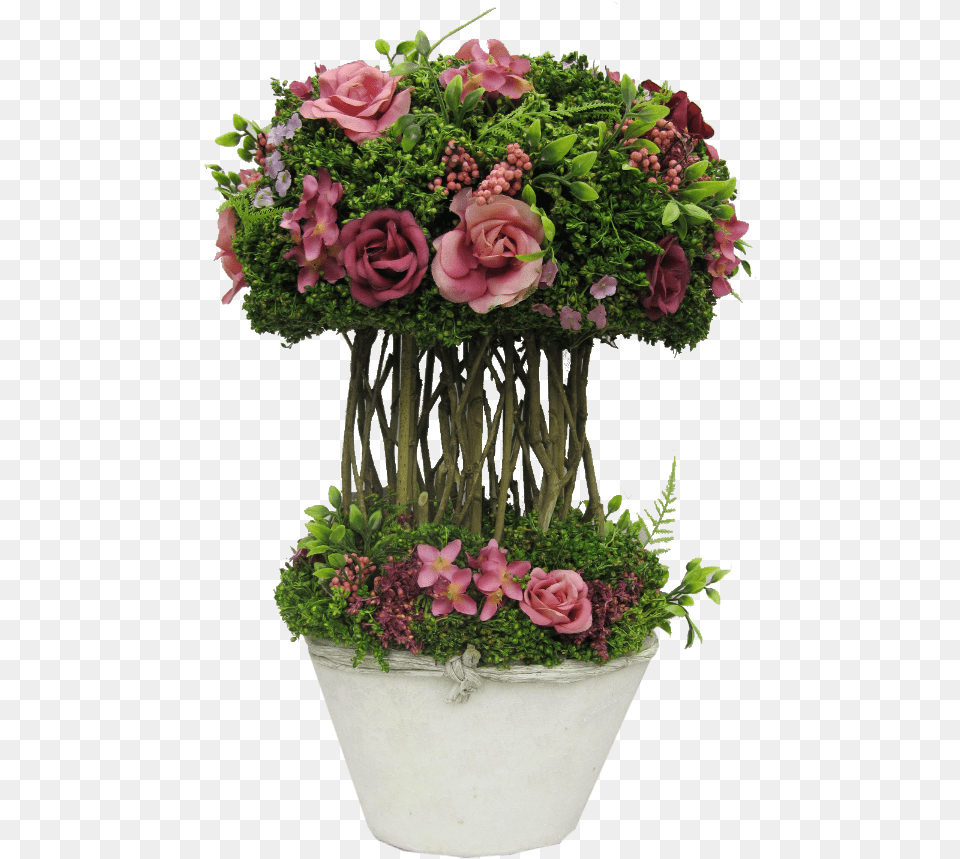 Flower Express Roses With Gyps On Lace Planter Table Flower Planter, Art, Potted Plant, Plant, Pattern Free Png