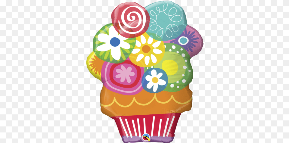 Flower Floral Circles 34 Flat Shape Flower Bouquet, Food, Sweets, Candy, Cream Free Png Download